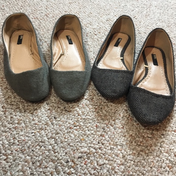 2 pairs of BGD Urban Outfitters fabric flats - Picture 4 of 8